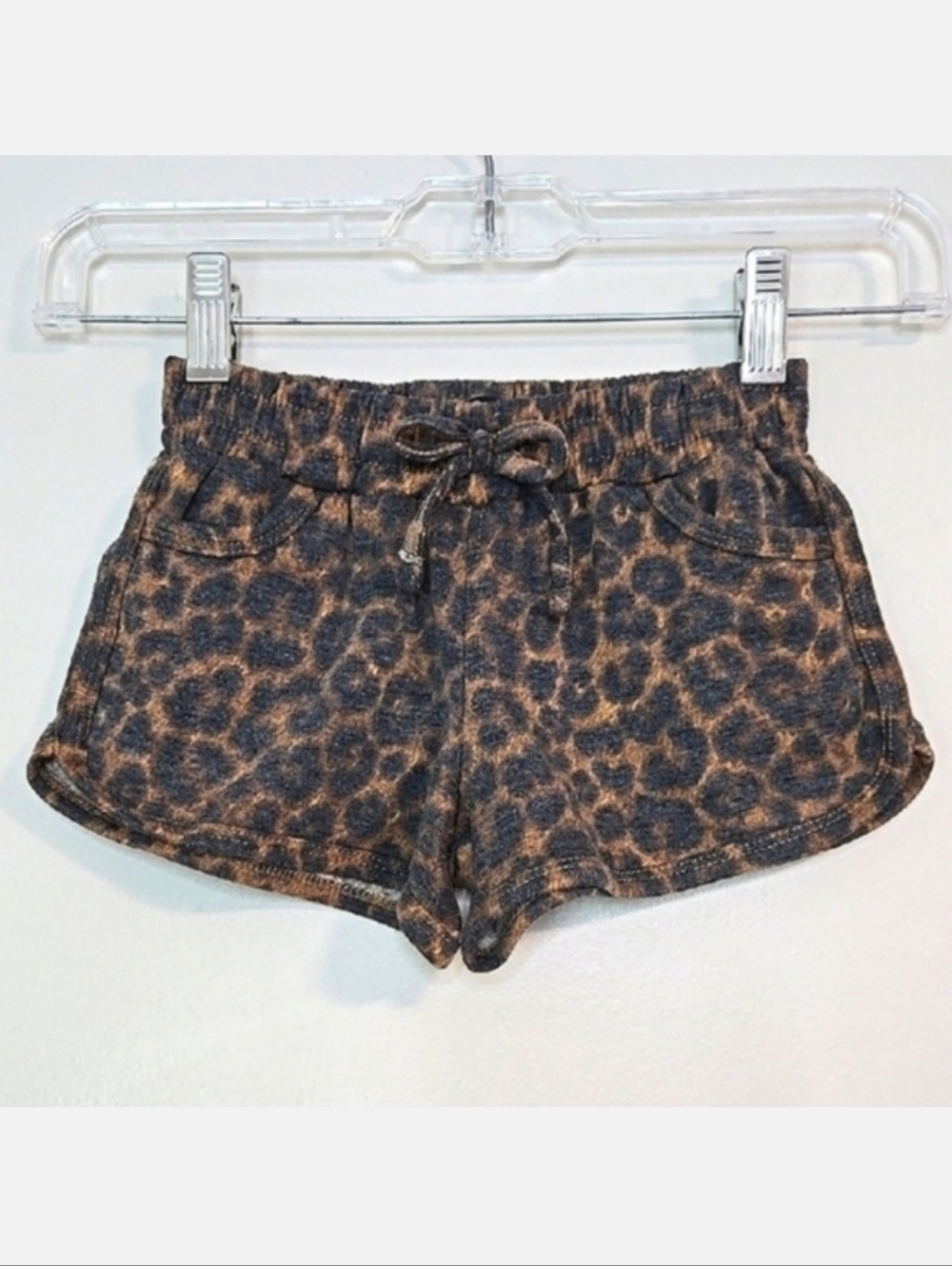 Joe's Jeand Leopard Print Brown & Black Sweatshorts, Size 5 ~ GUC